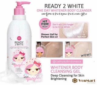 SỮA TẮM TRẮNG DA READY 2 WHITE CATHY DOLL THÁI LAN