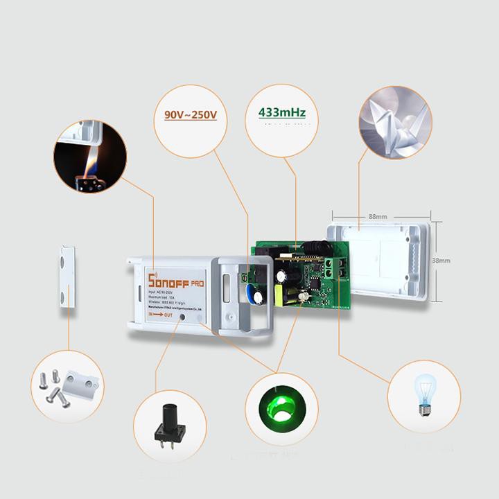 Công tắc điều khiển từ xa bằng điện thoại- công tắc điều khiển kết nối điện thoại