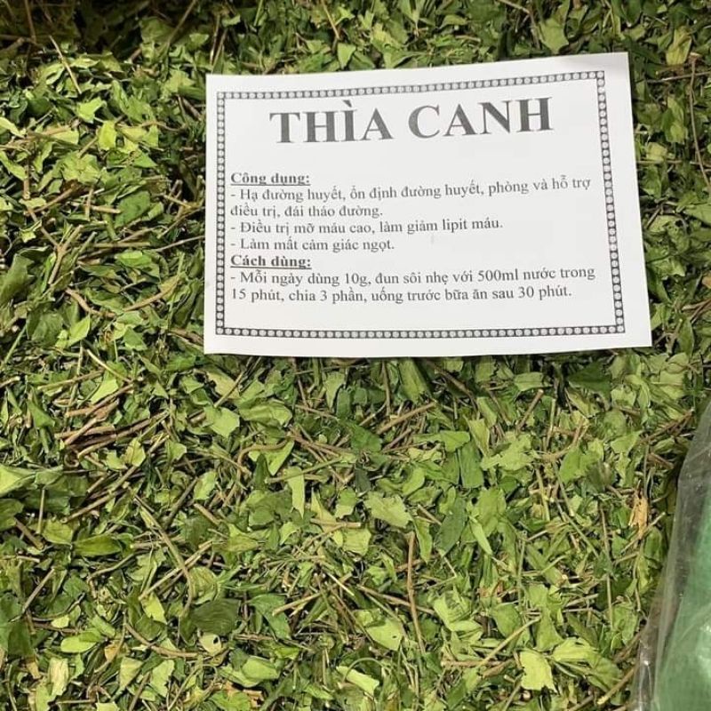 Dây thìa canh phơi khô thơm xanh đẹp -1kg