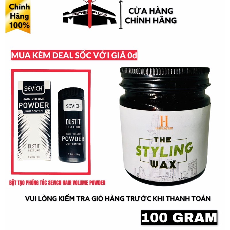 ( MUA KÈM DEAL SỐC 0đ ) Sáp vuốt tóc nam - The Styling Wax 100g