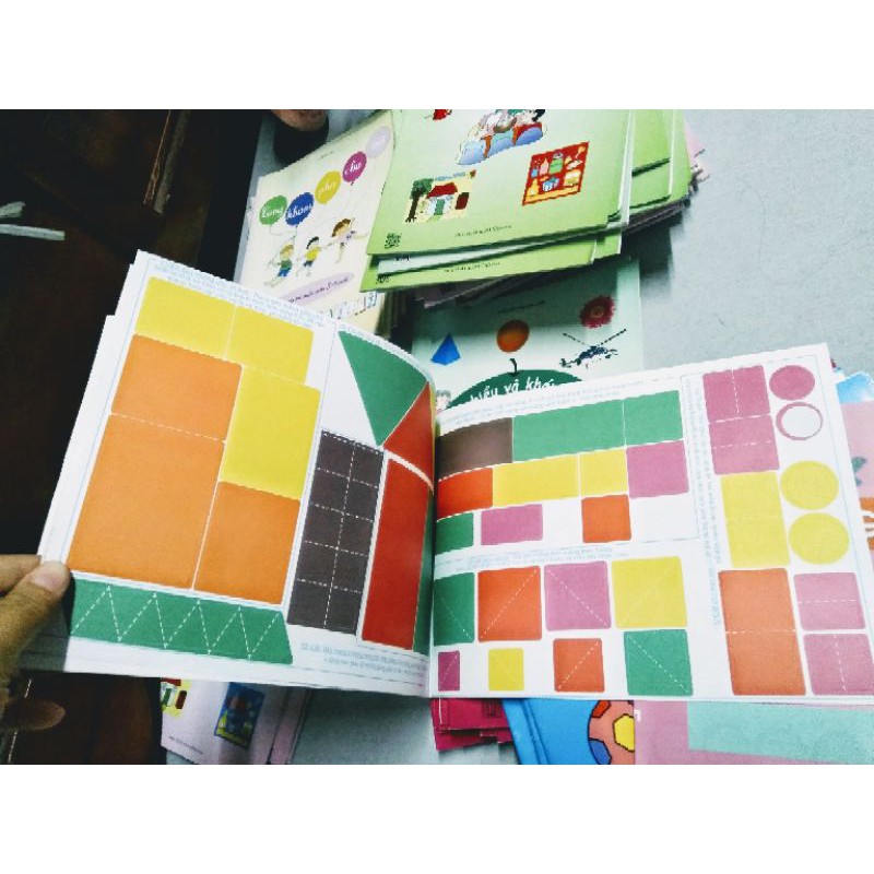 Sale quyển tập thủ công cho bé 4-6T