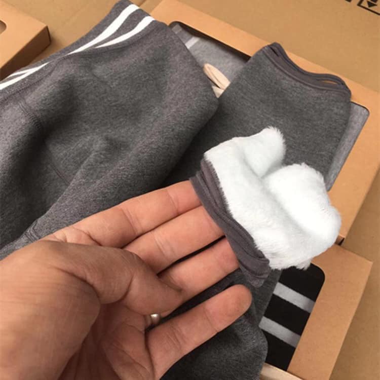 Quần legging lót lông cừu cạp cao gen bụng quần dài nữ  lót nỉ dày siêu ấm
