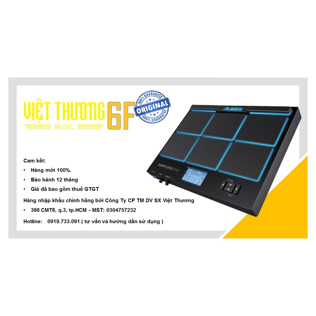 Trống điện tử 8 mặt nhập khẩu chính hãng Alesis SamplePad PRO