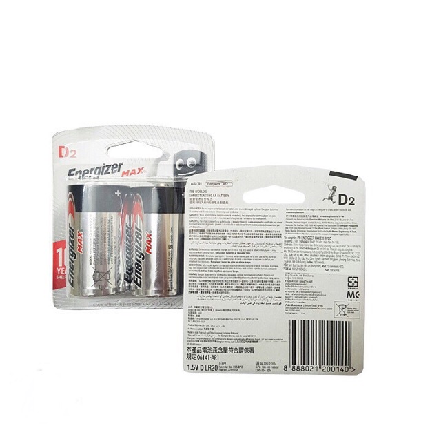 Pin đại size D 1.5V Energizer Max - Chính hãng