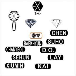 Sticker kpop dạng rời