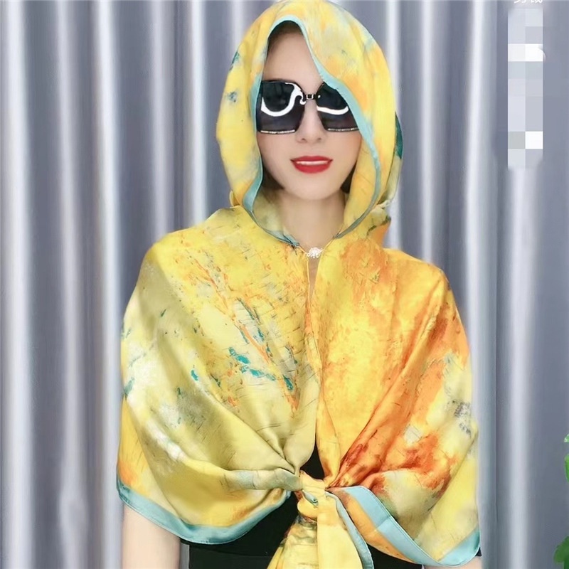 Mũ Trùm Đầu Kiêm Khăn Choàng Chống Nắng Thiết Kế Mới