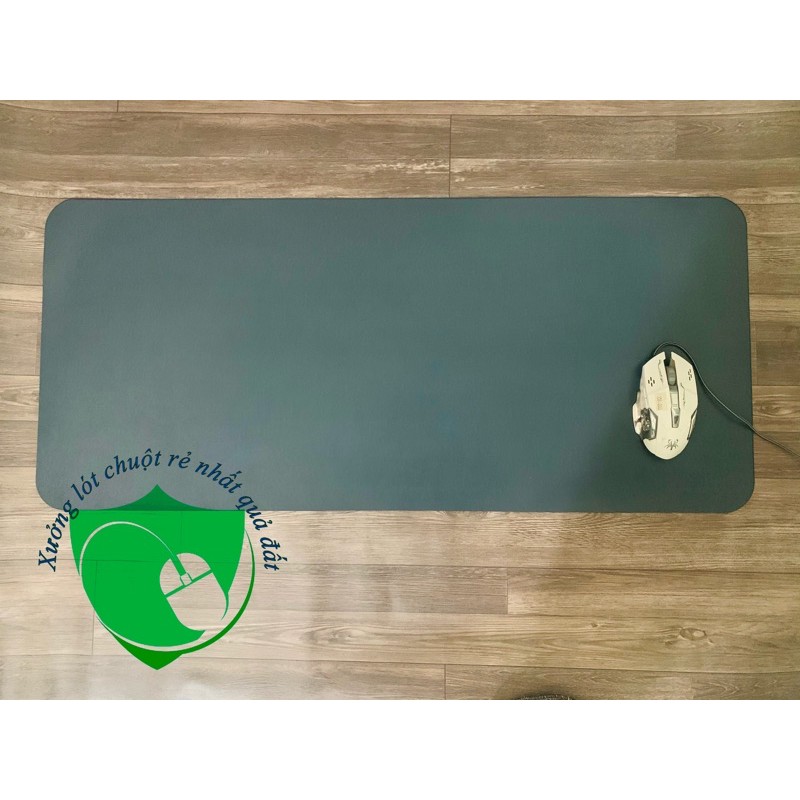 mousepad desk pad lót chuột full đen full da chống trượt cỡ lớn 30x80 40x90 kèm ảnh thật sản phẩm