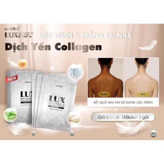 1 Hộp Ủ Yến Collagen LUX Giúp Dưỡng Trắng Da Hiệu Quả (1 Hộp 3 Gói) | BigBuy360 - bigbuy360.vn