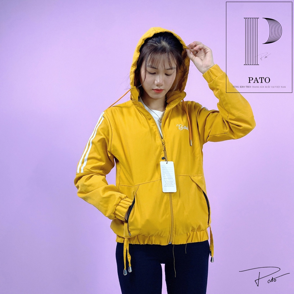 Áo khoác nữ gió dù 2 lớp chống nắng phối viền tay áo dễ thương (AG.N2) | BigBuy360 - bigbuy360.vn