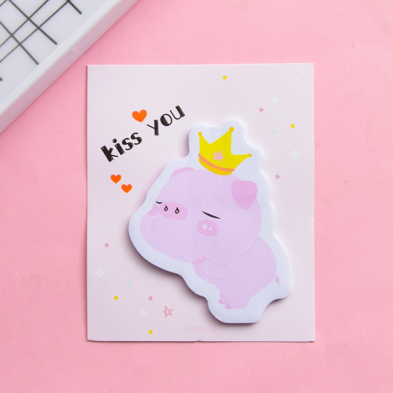 Giấy note học sinh hình heo dễ thương BeBie - BP279