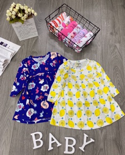 Set 3 váy dài tay bé gái VBG
