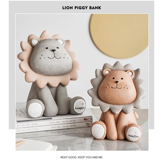 [LION PIGGY BANK] TƯỢNG SƯ TỬ PIGGY