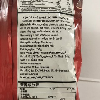 Kẹo cà phê đen Esprezzo 150g