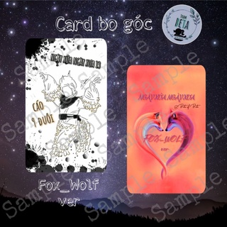 🌈card giấy bo góc cáo 9 đuôi_nxnx 13🌟