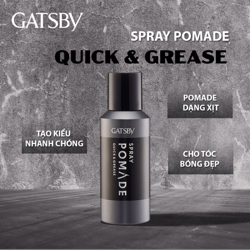 Pomade Tạo Kiểu Tóc Dạng Xịt Gatsby 150ml