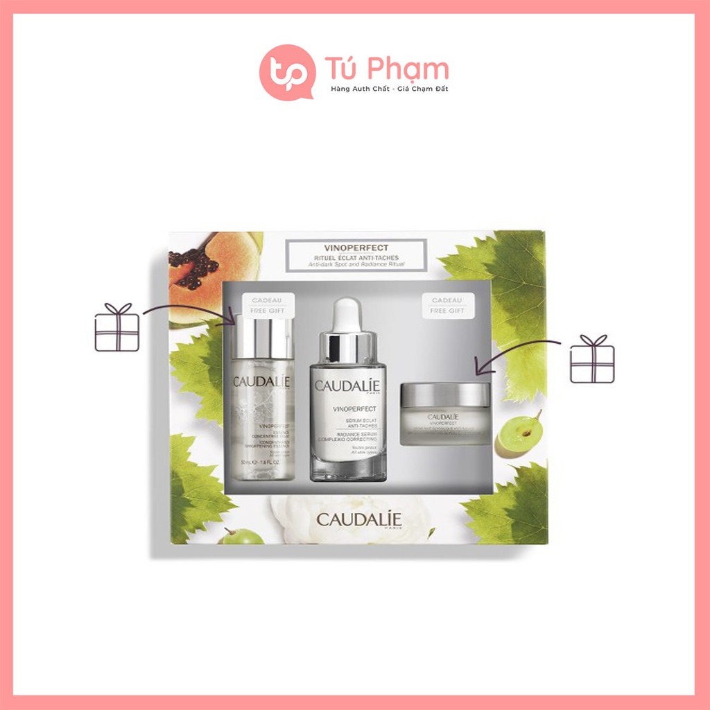 Bộ Sản Phẩm 3 Món Caudalie Vinoperfect Anti-dark Spot and Radiance Ritual