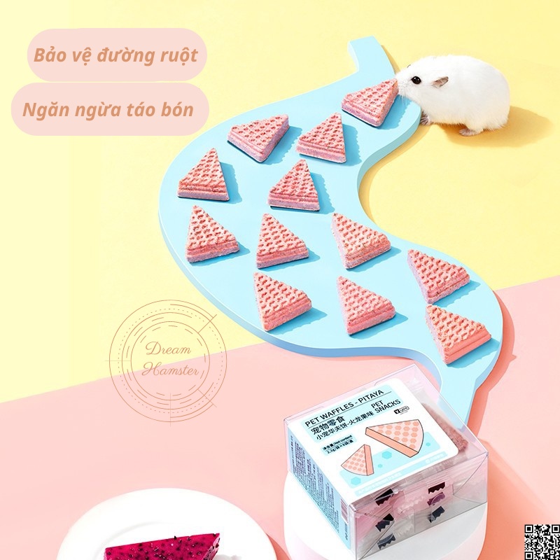 Bánh quế thịt và rau củ Yee cho hamster, sóc, nhím và động vật nhỏ khác