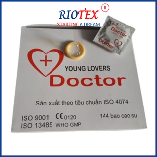 Bao cao su Young lovers Doctor hộp 144 cái dành cho cho gia đình/nhà nghỉ/ khách sạn/homestay