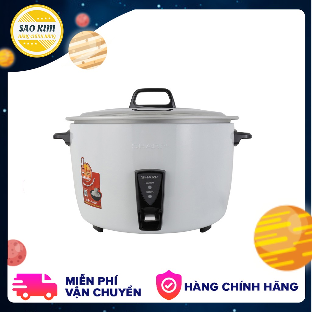 Nồi cơm điện nắp rời Sharp KSH-D1010V - Dung tích 10 lít - Công suất 2750W - Bảo hành 12 tháng