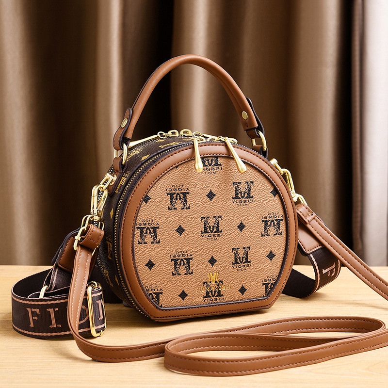 Túi Đeo Chéo Chuwanglin Da Pu In Hình Mặt Trăng Thời Trang Cho Nữ