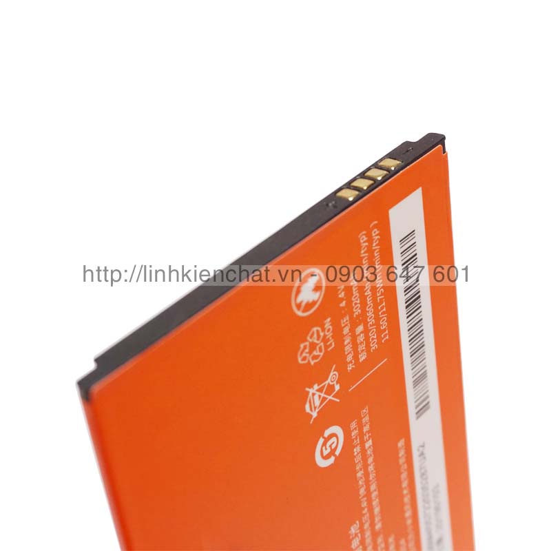 Pin Xiaomi Redmi Note 2 BM45 3020mAh Zin - Hàng nhập Khẩu