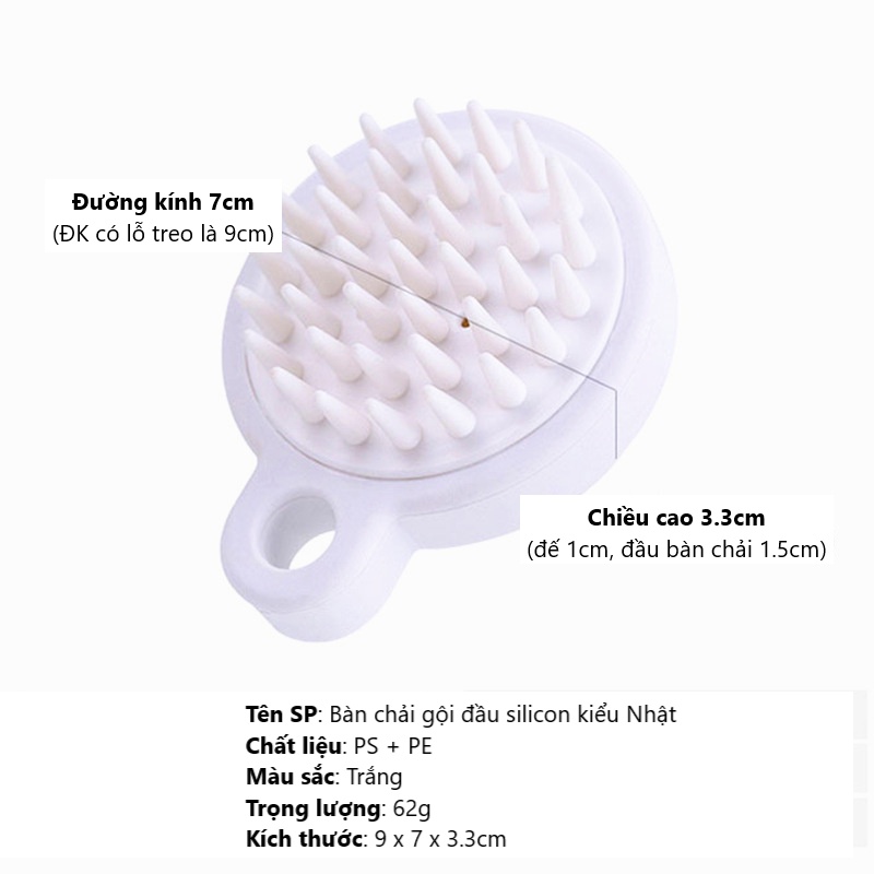 Lược gội đầu silicon làm sạch sâu bụi bẩn, lược massage gội đầu thư giãn kích thích mọc tóc, shop bách hóa cẩm long