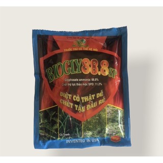 Thuốc trừ cỏ thế hệ mới BIOGLY88.8sp Diệt cỏ thật dễ, chết tận đầu rễ.