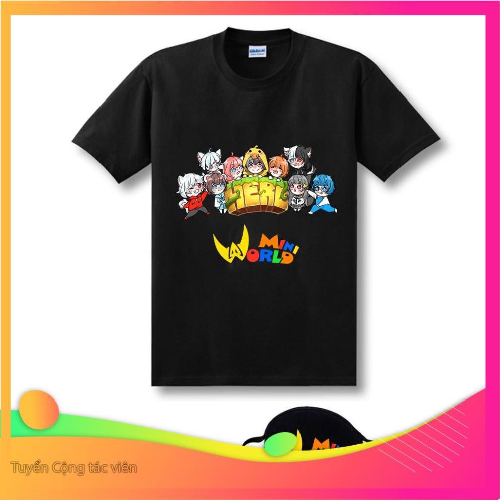 🔥SALE SỐC🔥 🔥HOT🔥 áo phông Mini World - Hero Team đẹp giá rẻ nhất cho các bạn trẻ ( tặng kèm bịt mặt )