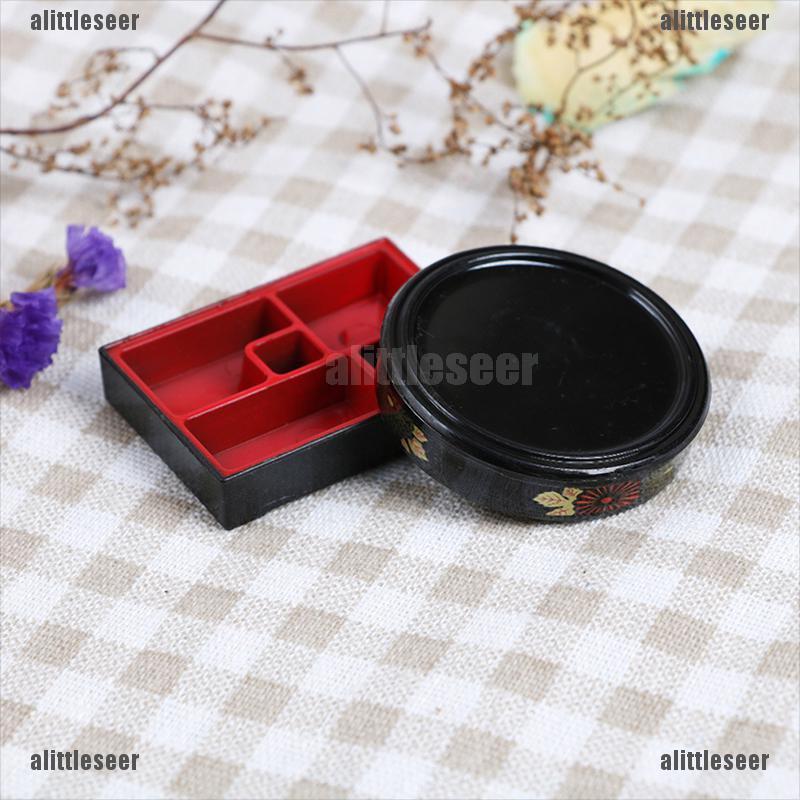 Set 4 Dĩa Đựng Sushi Đồ Chơi Cho Nhà Búp Bê