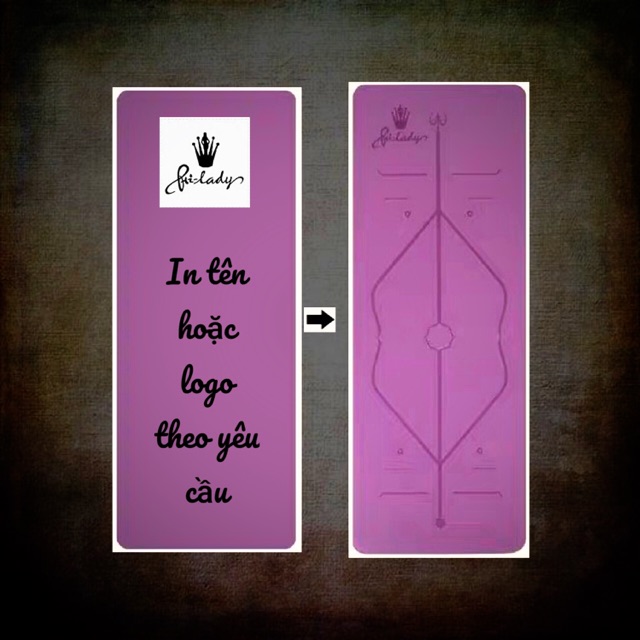 Thảm PU định tuyến in tên logo theo yêu cầu