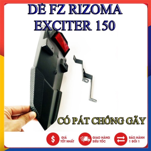 DÈ FZ LOẠI SIÊU DÀY ĐẶC BIỆT ,CÓ PÁT SẮT CHỐNG GÃY LẮP EX150 ( EXCITER 150)