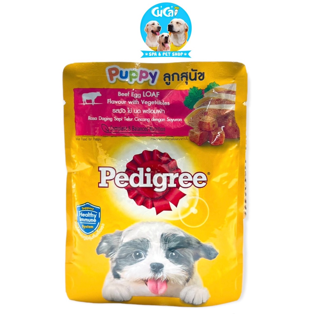 Pate cho chó Pedigree 80g, pate chó tươi ngon bổ sung dinh dưỡng thiết yếu cho thú cưng Củ Cải Pet Shop.