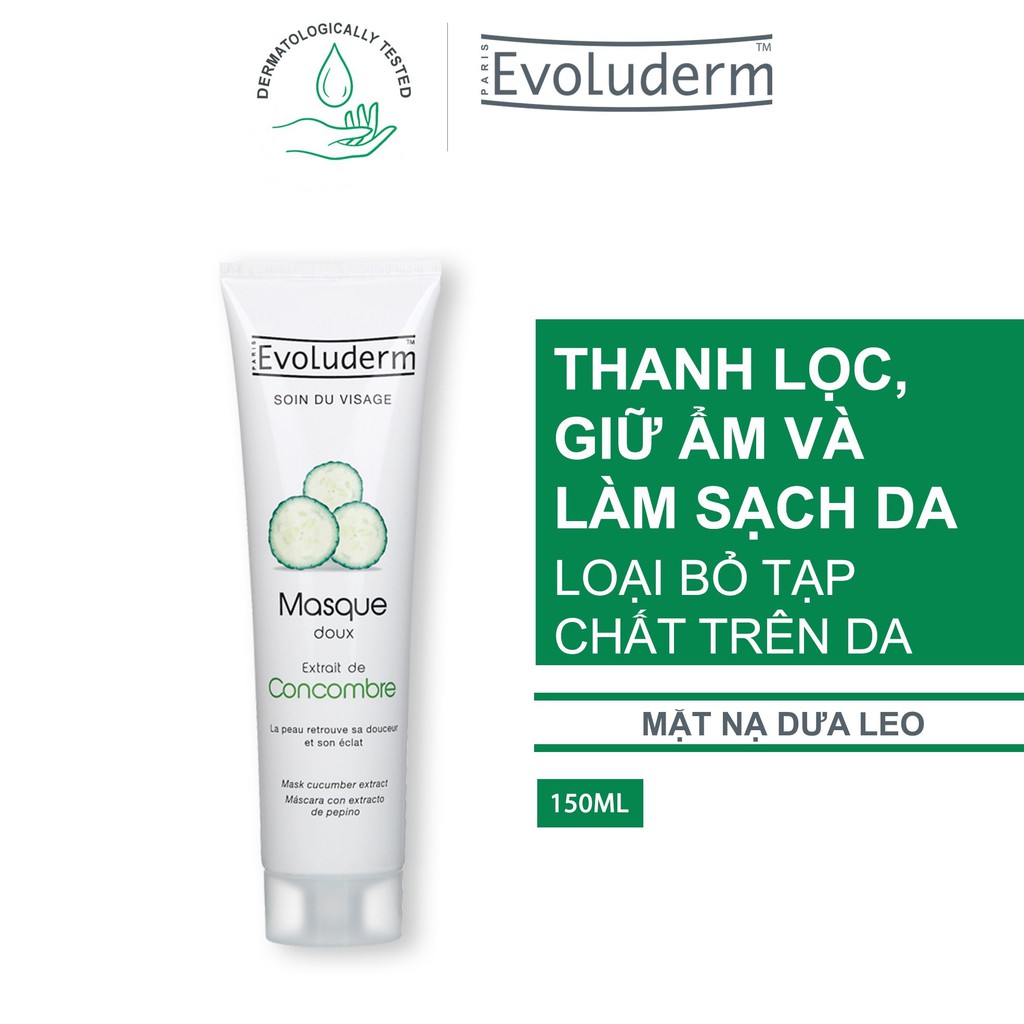 Mặt nạ Evoluderm chiết xuất dưa leo 150ml