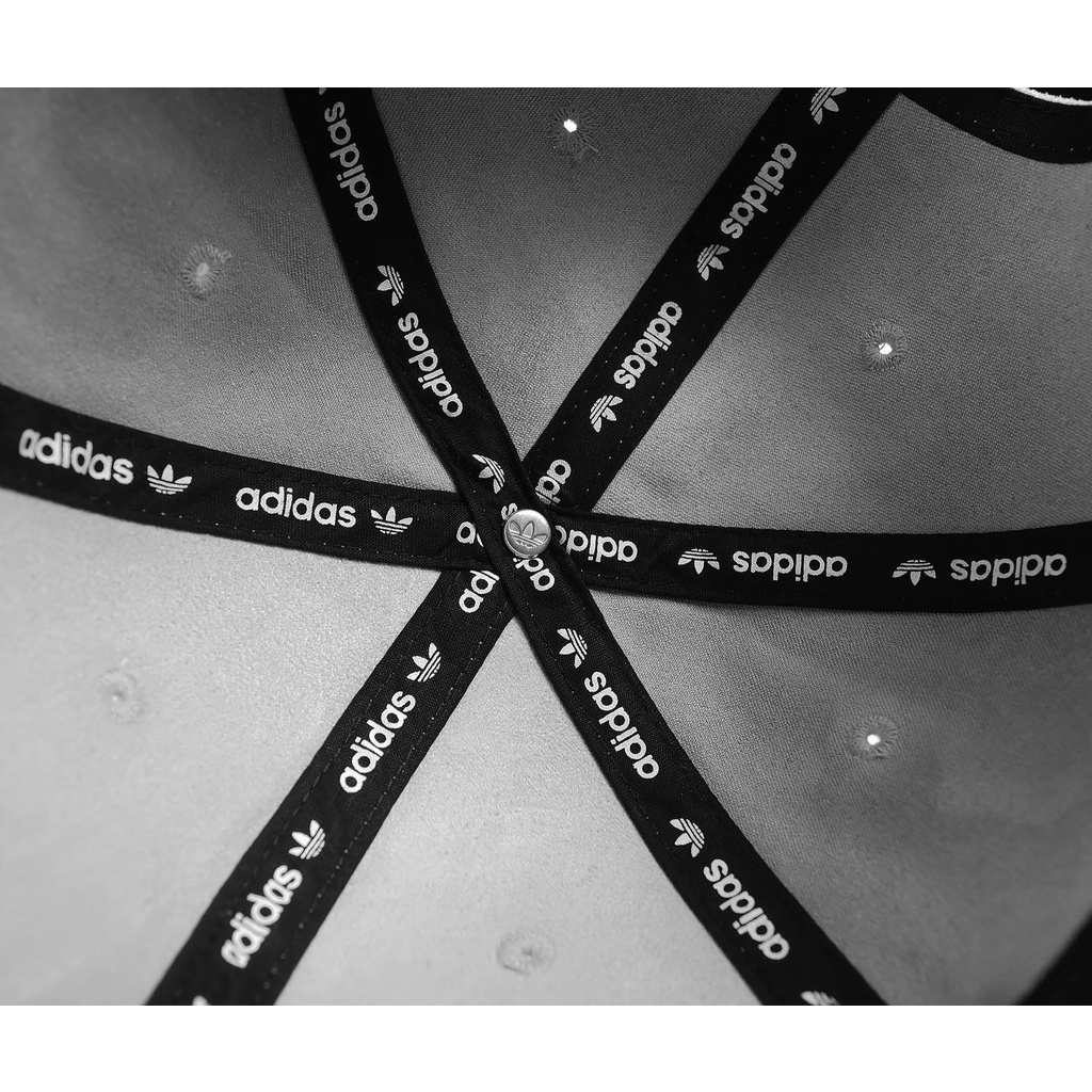 Mũ lưỡi trai nam nữ thương hiệu Adidas chất liệu da lộn logo thêu tỉ mỉ