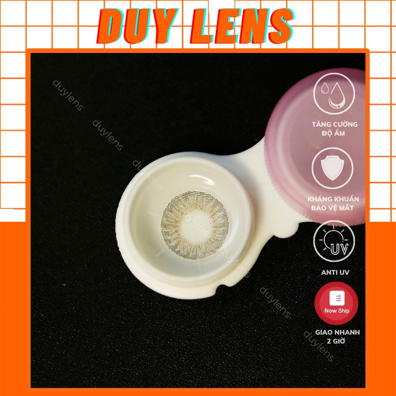 lens xám tây tự nhiên STELLA kính áp tròng cận Hàn Quốc bán chạy DUYLENS