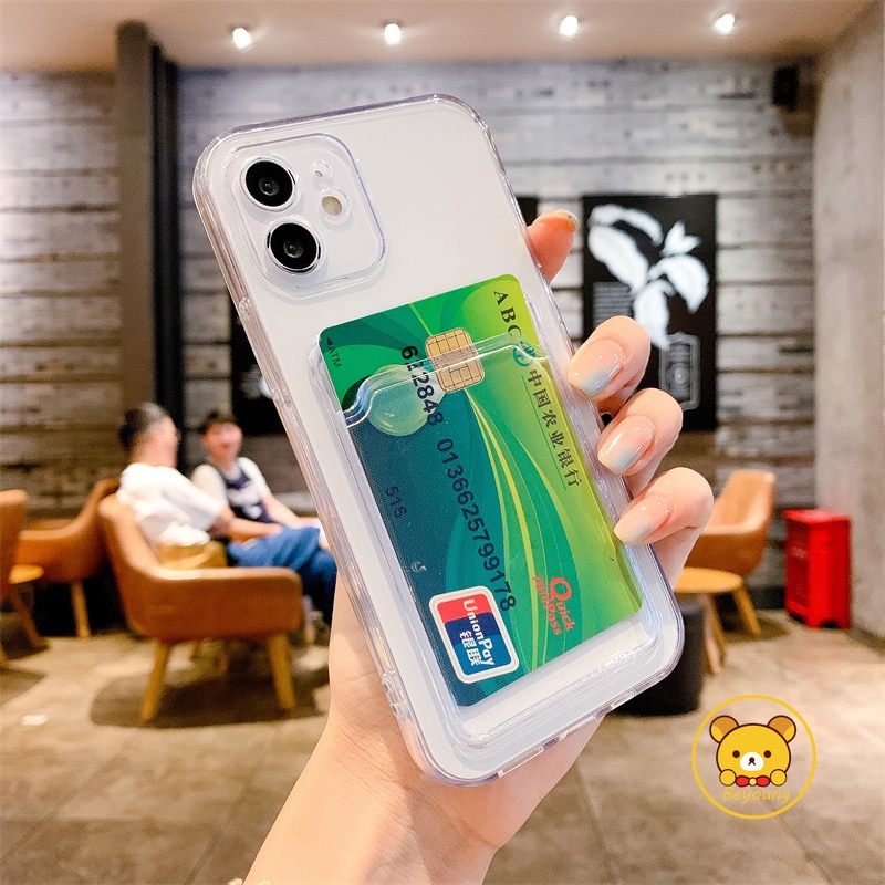 Ốp Điện Thoại Trong Suốt Dạng Ví Cho LG V50 V50S VELVET Nokia C10