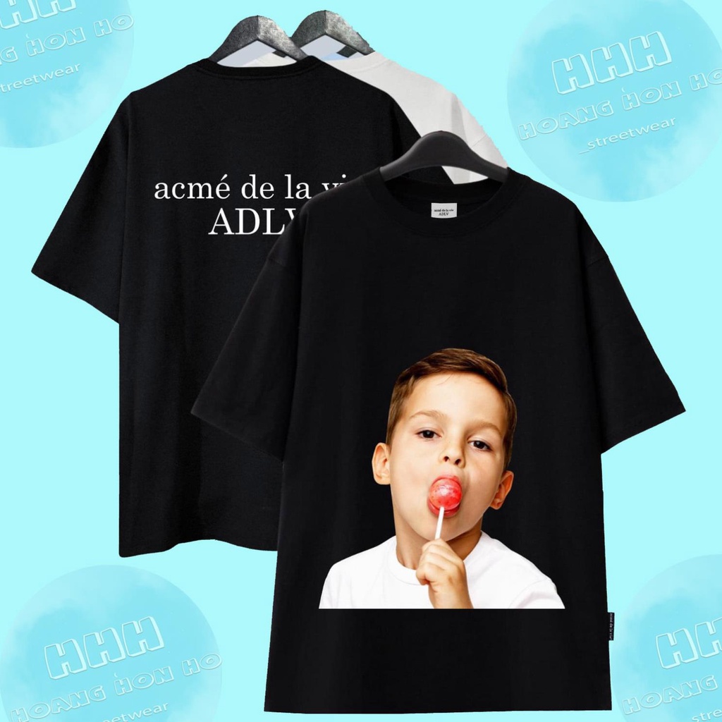 [Best Quality] Áo thun ADLV Bé Trai Mút Kẹo-Cotton 2c 100% -Full Tag Bọc- Streetwears SG