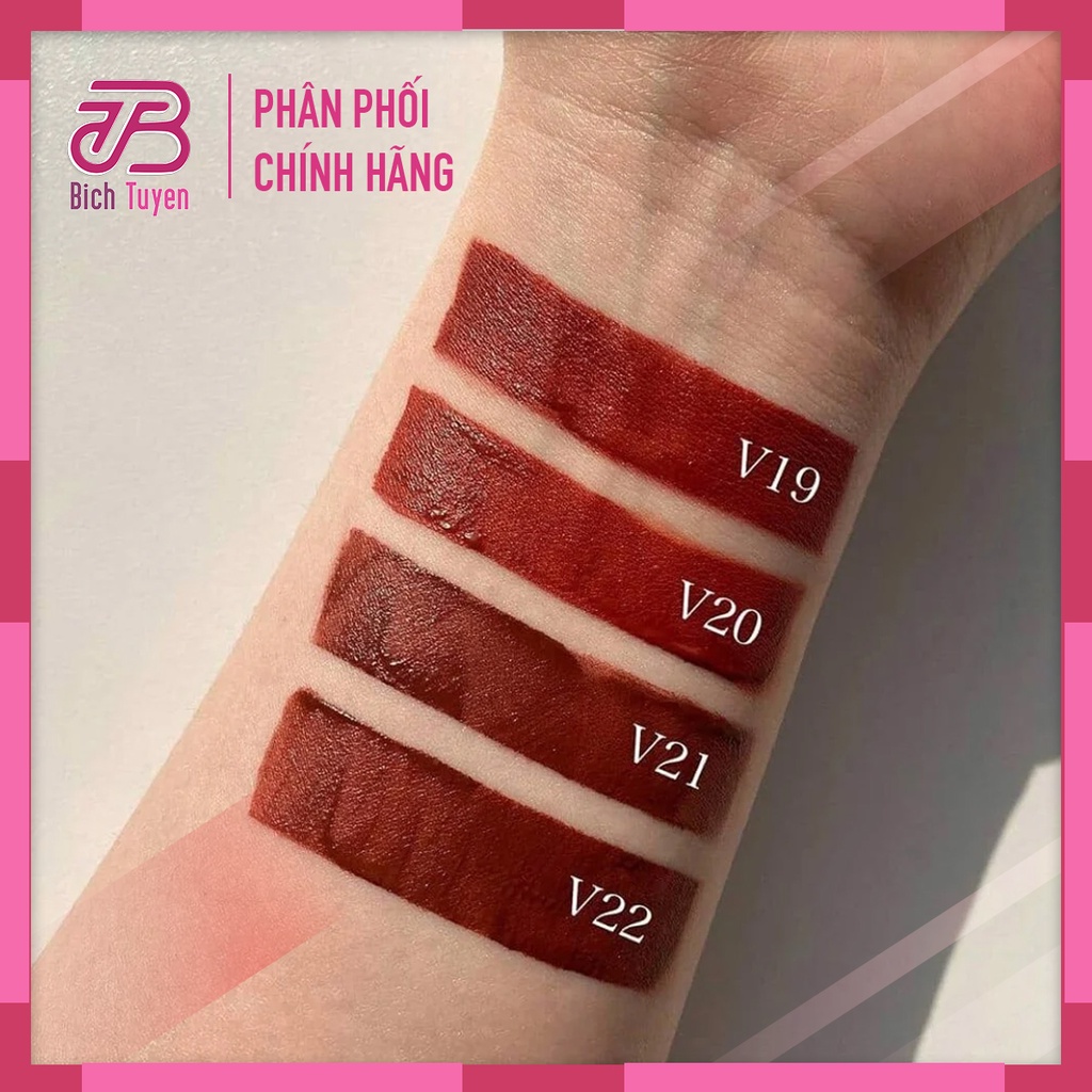 V19-V22 Merzy Heritage - Son Kem Lì Merzy The Heritage Velvet Tint - Son Kem Lì, Mềm Mịn Như Nhung Merzy The Heritage