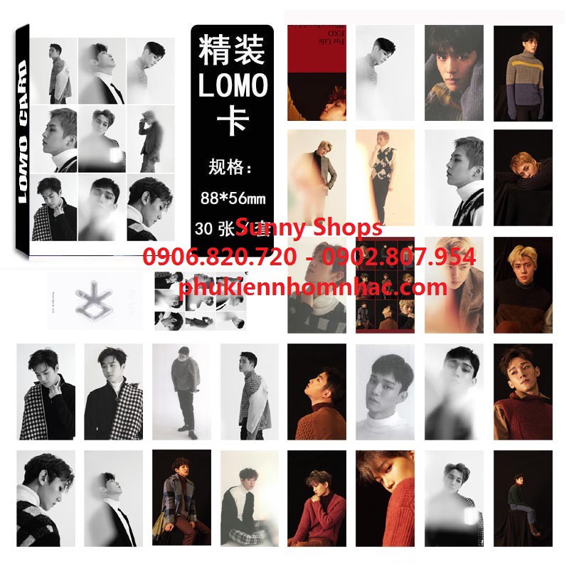 Lomo card EXO chung nhóm | BigBuy360 - bigbuy360.vn