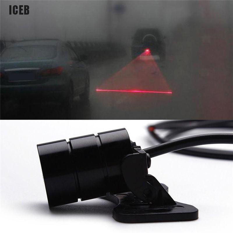 Đèn LED Laser Cảnh Báo Chống Va Chạm Màu Đỏ Thông Dụng Cho Xe Hơi