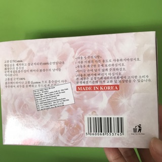 Bông tẩy trang Hàn Quốc