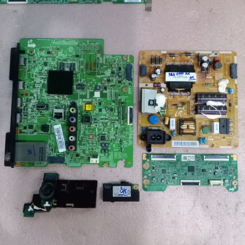 bo mạch tivi Samsung 32H5500AK,bo xử lý, khiển, nguồn,main chính,chủ,Tcon,wifi, mắt nhận