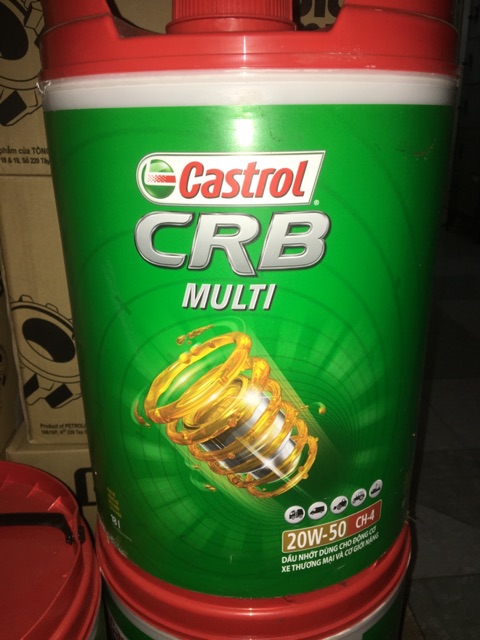 Nhớt Castrol CRB MULTI 20w50/18l CH-4