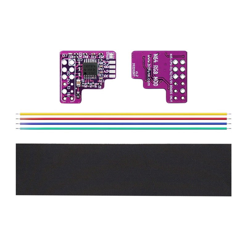 Bảng Mạch Chip Đèn LED RGB Cho N 64 NTSC Sang RGB Cho N 64