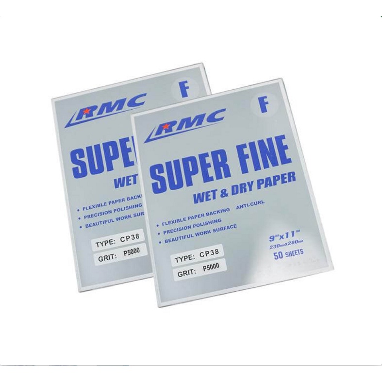 Giấy nhám nhật chà nước RMC khổ A4 độ mịn 80,120,150,180,240,400,600