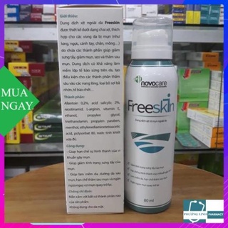 FREESKIN - Dung dịch xịt mụn ngoài da 80ml