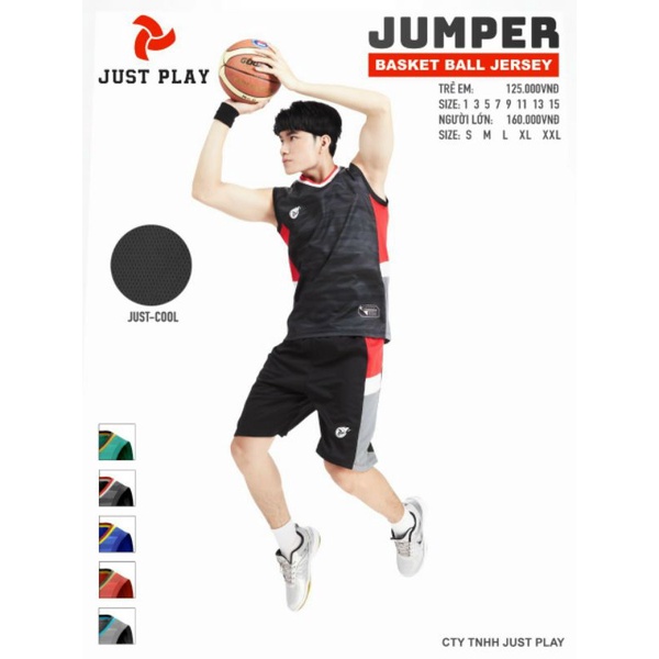 BỘ ĐỒ BÓNG RỔ JUSPLAY JUMPER