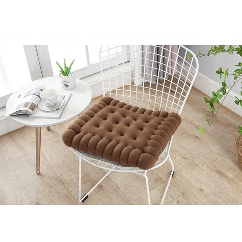 Bệt hình bánh quy chất nỉ nhung cao cấp