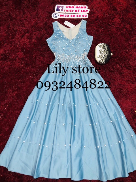 ẢNH VÀ VIDEO THẬT 1000%  Đầm xoè đính cườm cao cấp