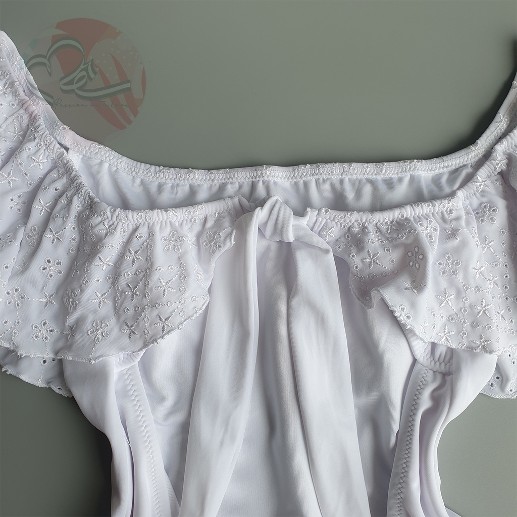Bộ bơi một mảnh cobey thiết kế cách điệu rũ vai xuất khẩu Ý số 52